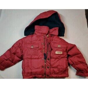 London Fog Red Puffer Jacket 24M